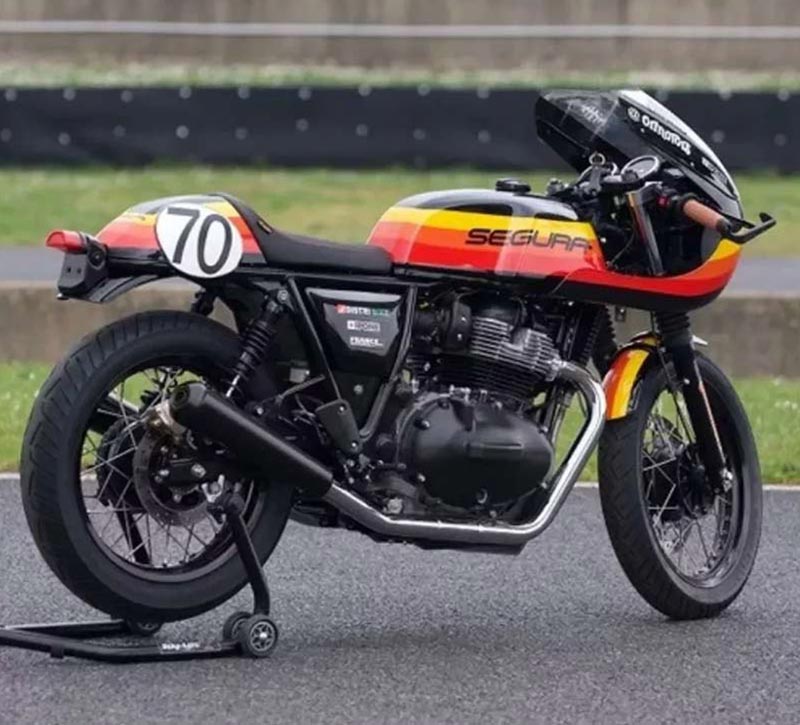 Royal Enfield Continental GT 650 Twin avec Kit Racing GT Cup.