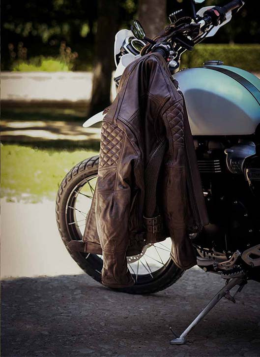 Kingpin Age of Glory Leder-Motorradjacke.