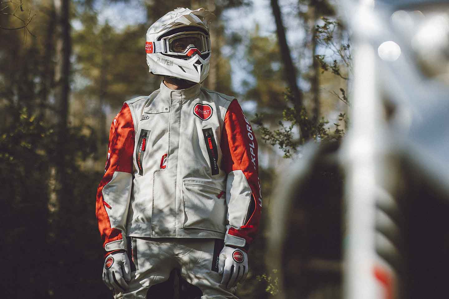 New Lucky Explorer Endurage Fuel Motorcycles enduro jacket.