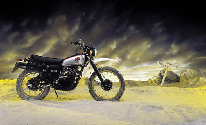 Yamaha XT500 Paris-Dakar ad.