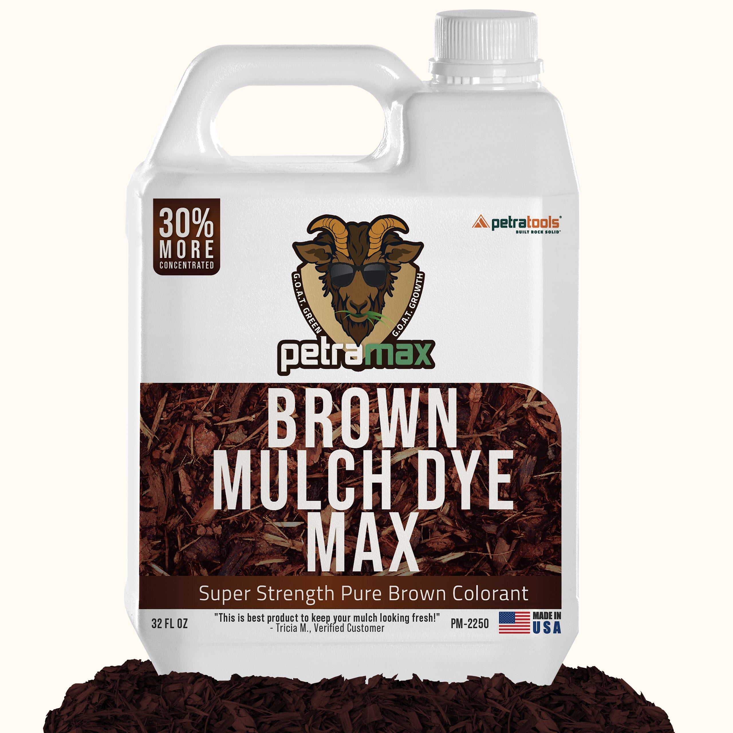 PetraMax Brown Mulch Dye