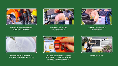 A step by step way on how to assemble PetraTools HD4000 battery powered backpack sprayer