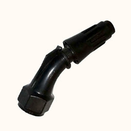 Single Adjustable Black Plastic Nozzle