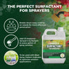 Features and ratio of application of PetraTools Sprayer's Surfactant - Liquid Lawn Solution 