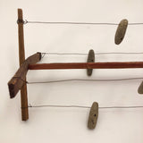 Curious Little Wood, Wire and Clay Construction