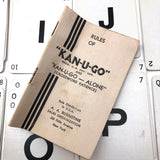 Two Kan-u-go Crossword Game Decks, c. 1930s, Complete with Instructions