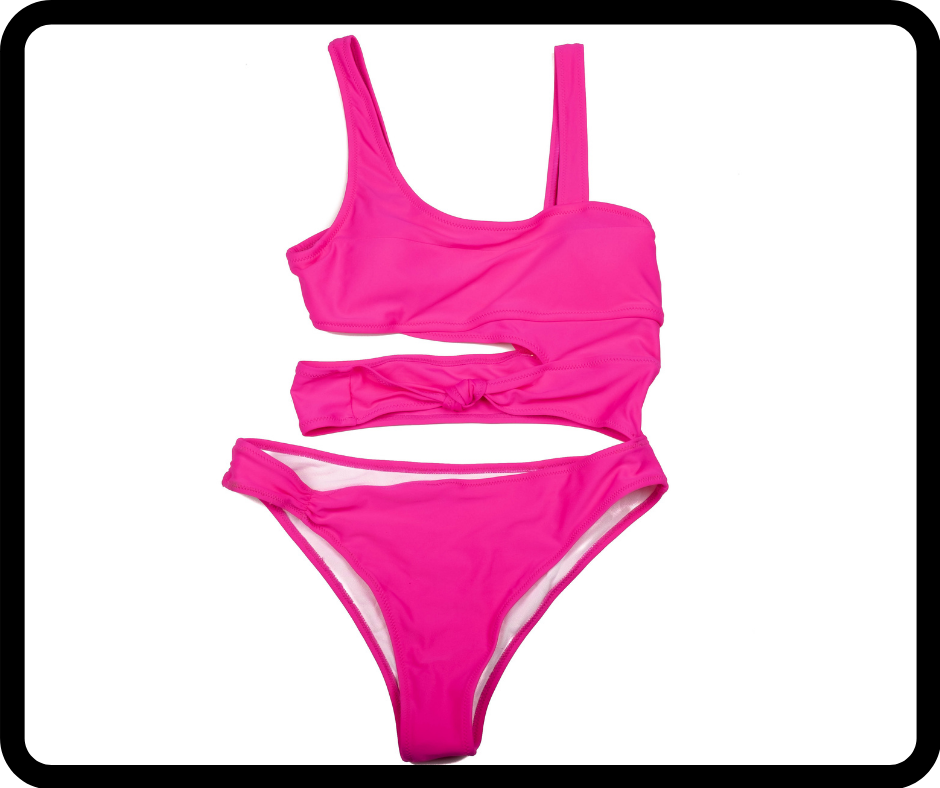 Pink Cut out Monikini – Bikinis and Stuff