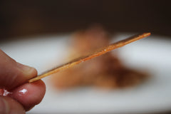 perfectly crispy duck skin garnish