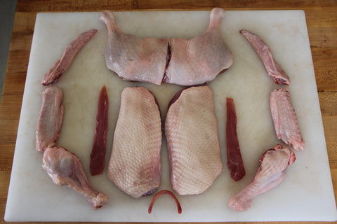 fully butchered duck 