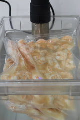 prawns cooking sous vide
