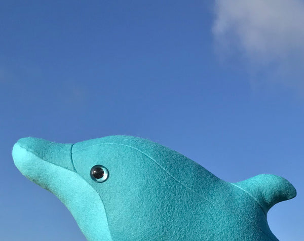 dolphin stuffed animal pattern