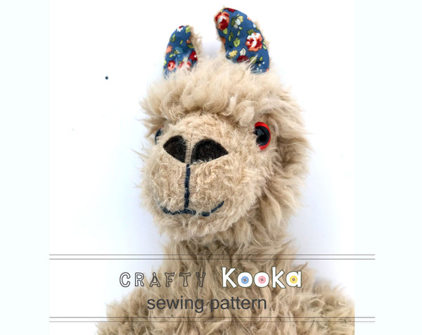 alpaca plush pattern