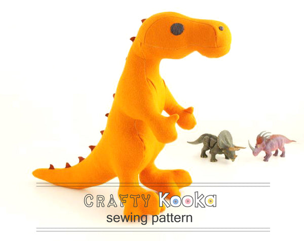 dinosaur sewing pattern pdf