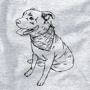 Comet the Pitbull Mix drawing