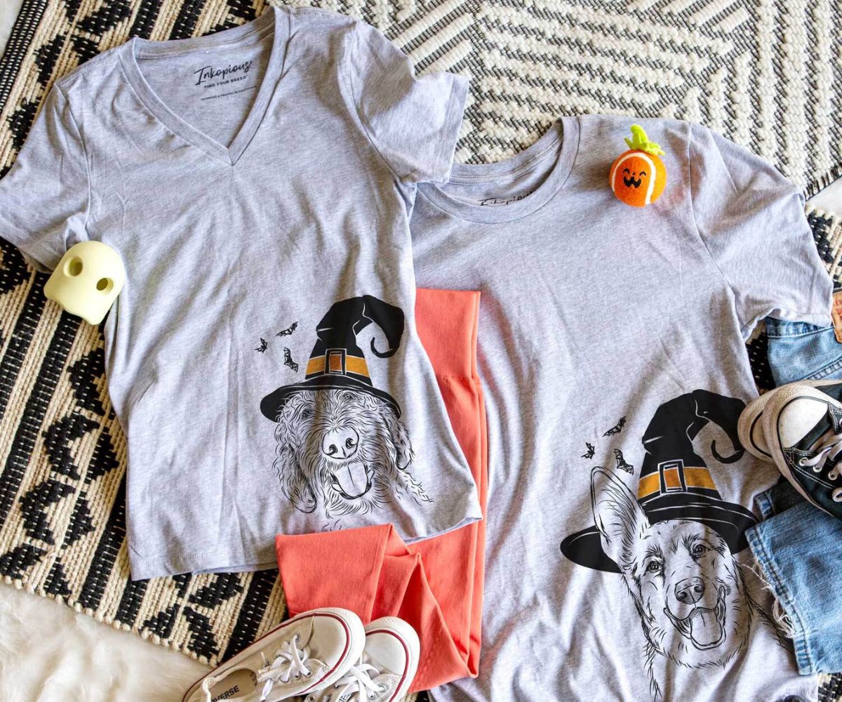 Halloween shirts with dogs