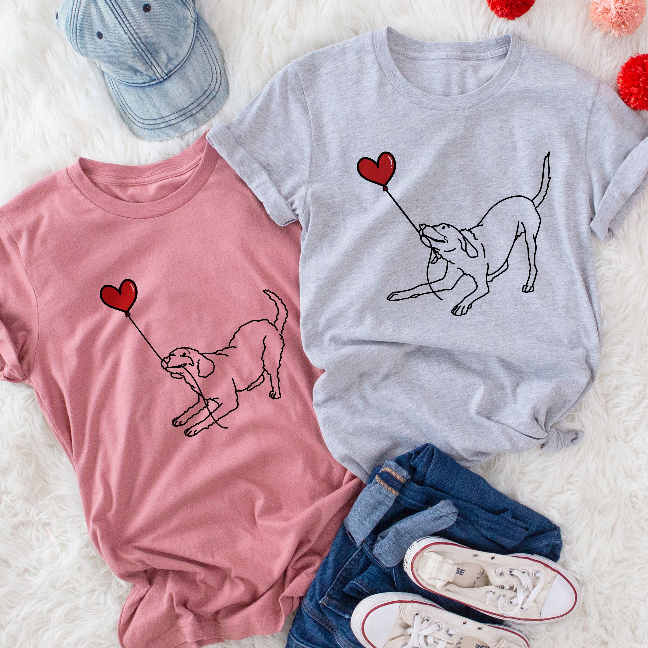 Heart String dog shirts