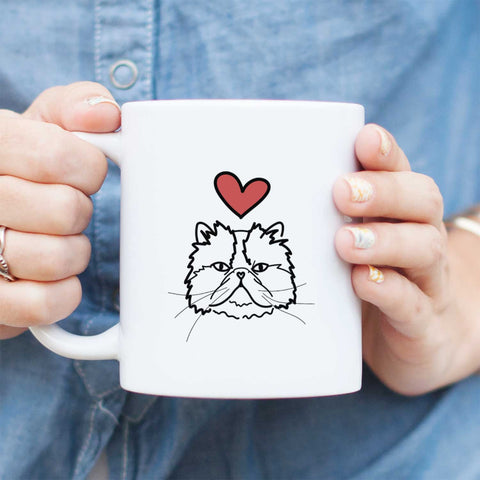 Love Always Persian Cat Mug
