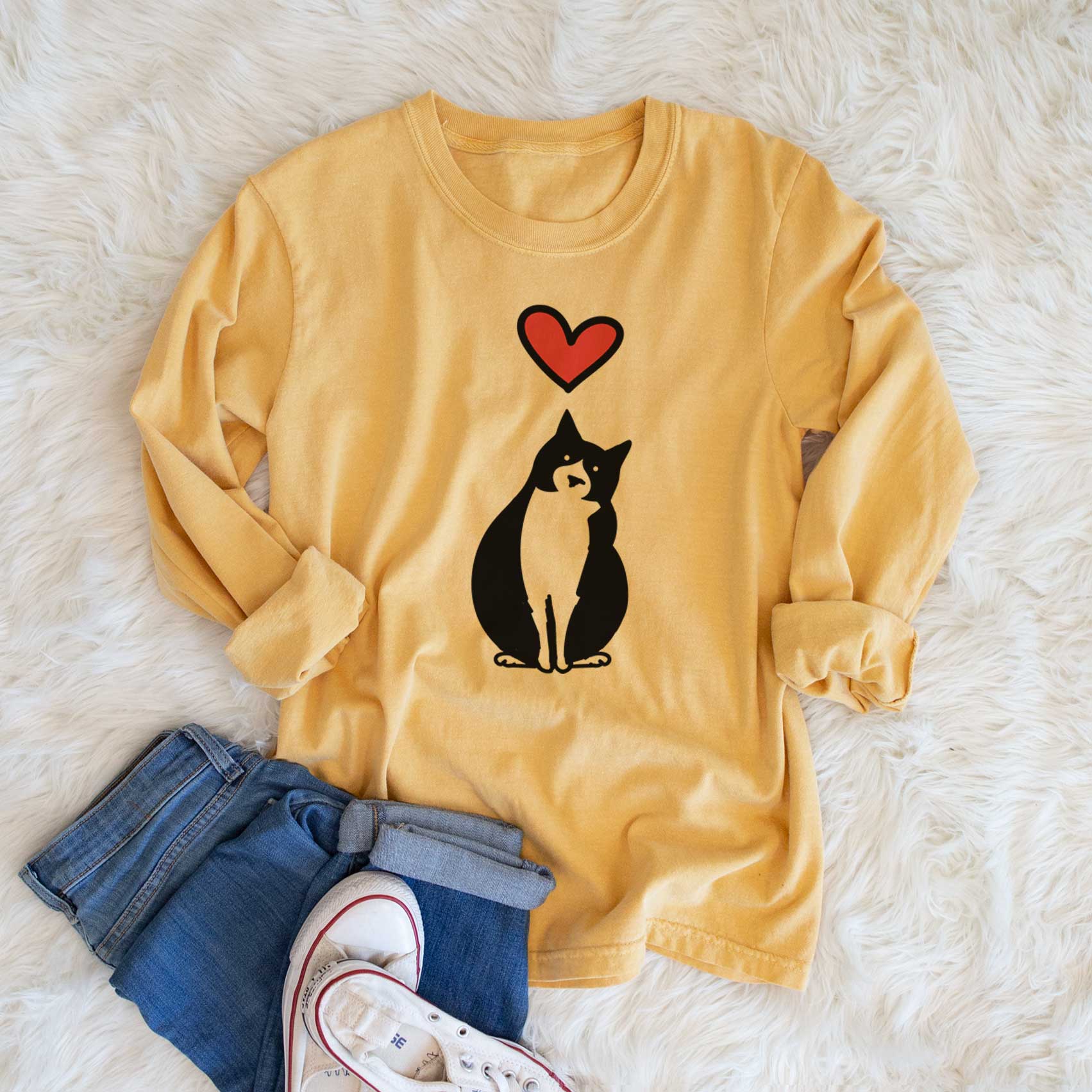Love Always Tuxedo Cat Shirt