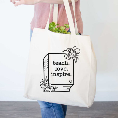 Teach. Love. Inspire. Floral Book