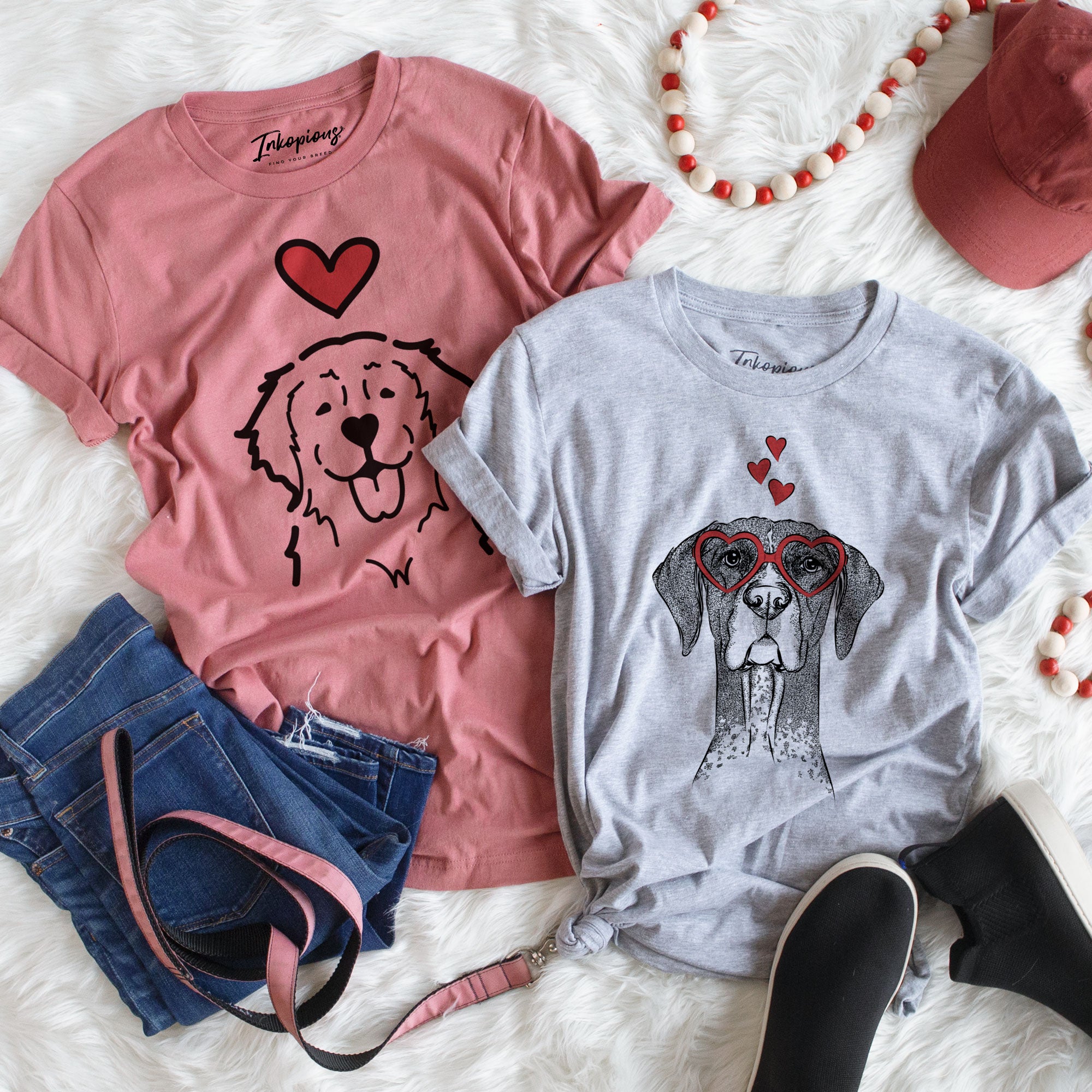 Valentine dog shirts