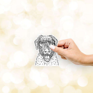 Chester the Soft Coated Wheaten Terrier - Decal Sticker