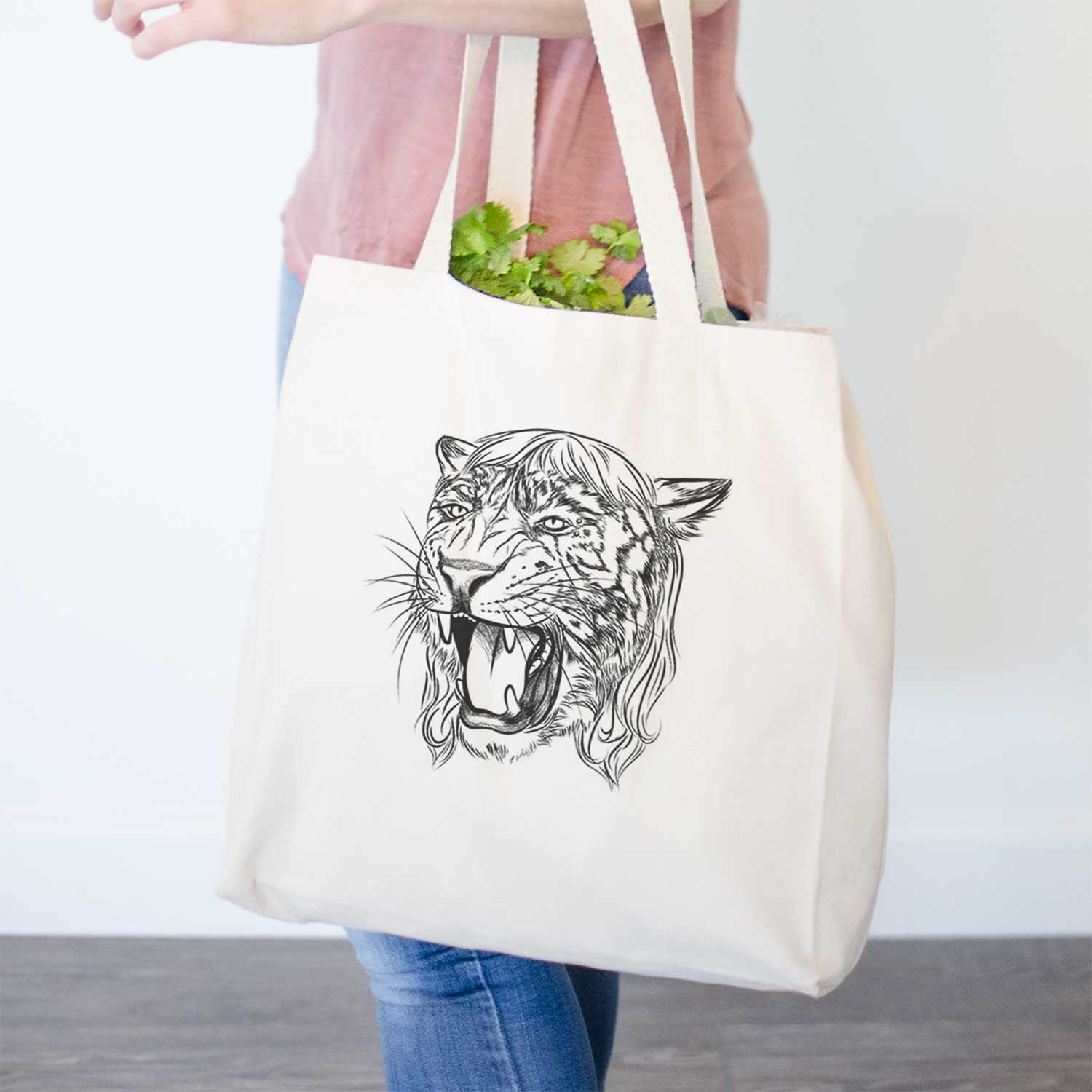 tiger tote bag