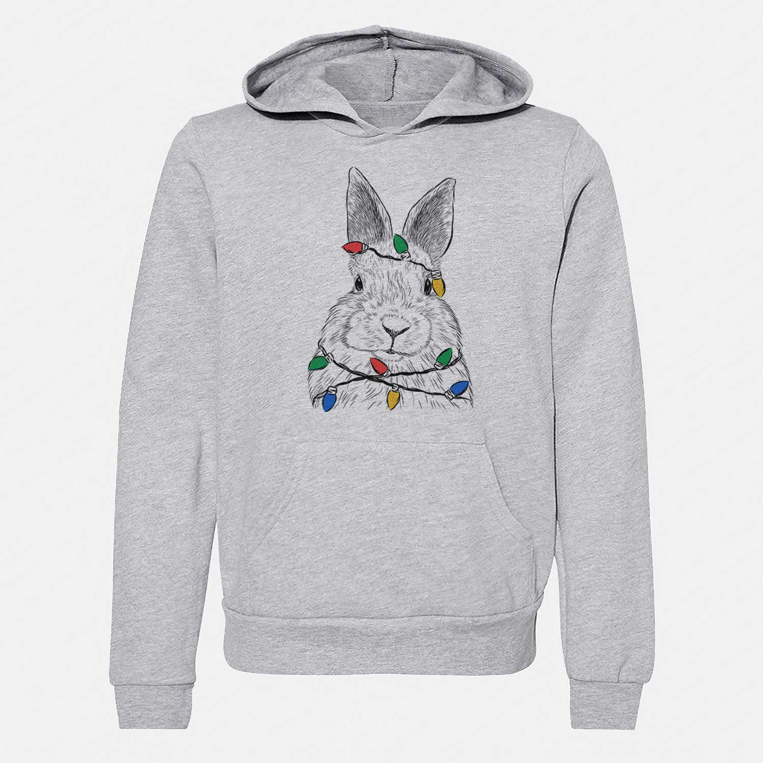 Flower the Rex Rabbit - Youth Hoodie Sweatshirt - Inkopious