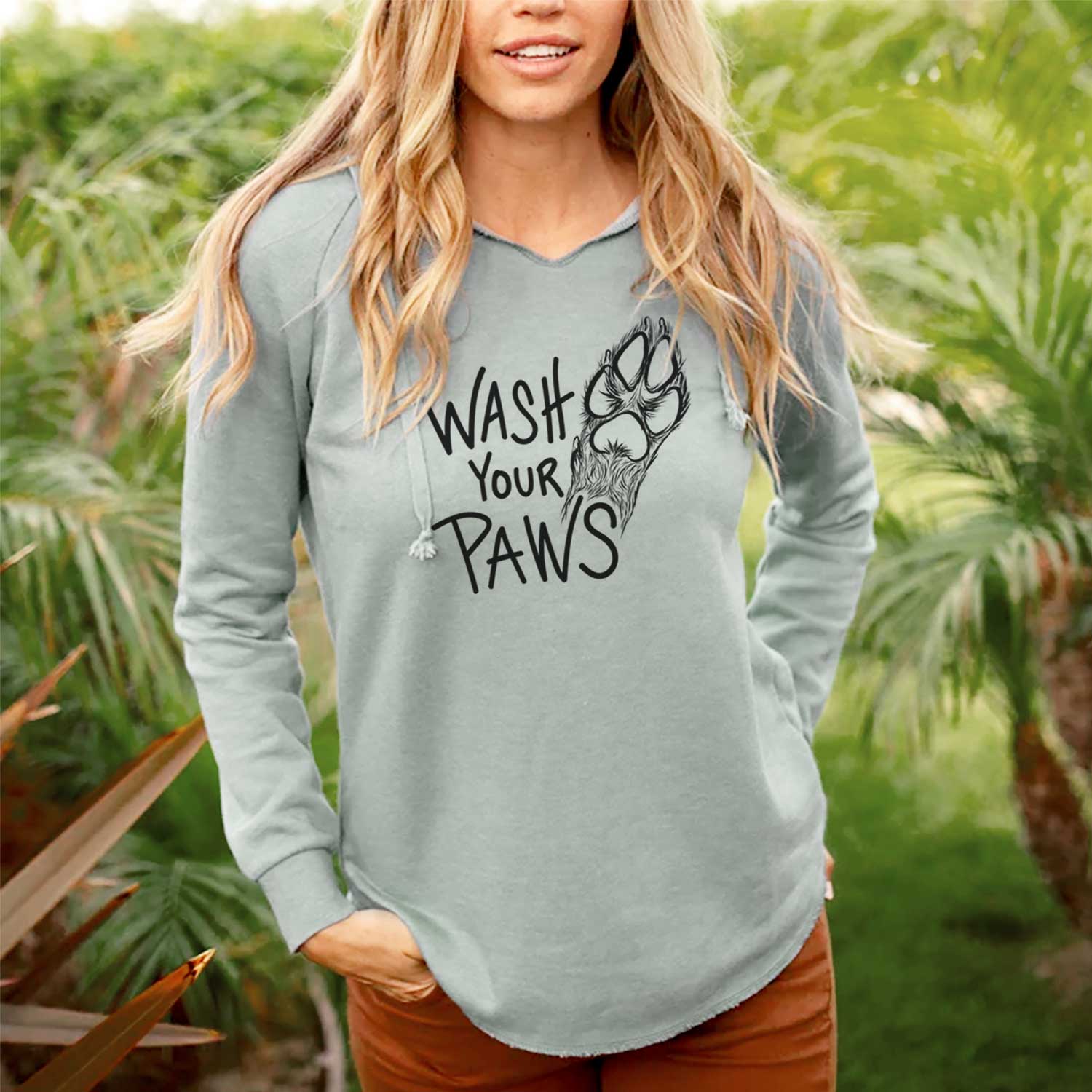Cali Wave Garment Wash Hooded & Crewneck Sweatshirts - Inkopious