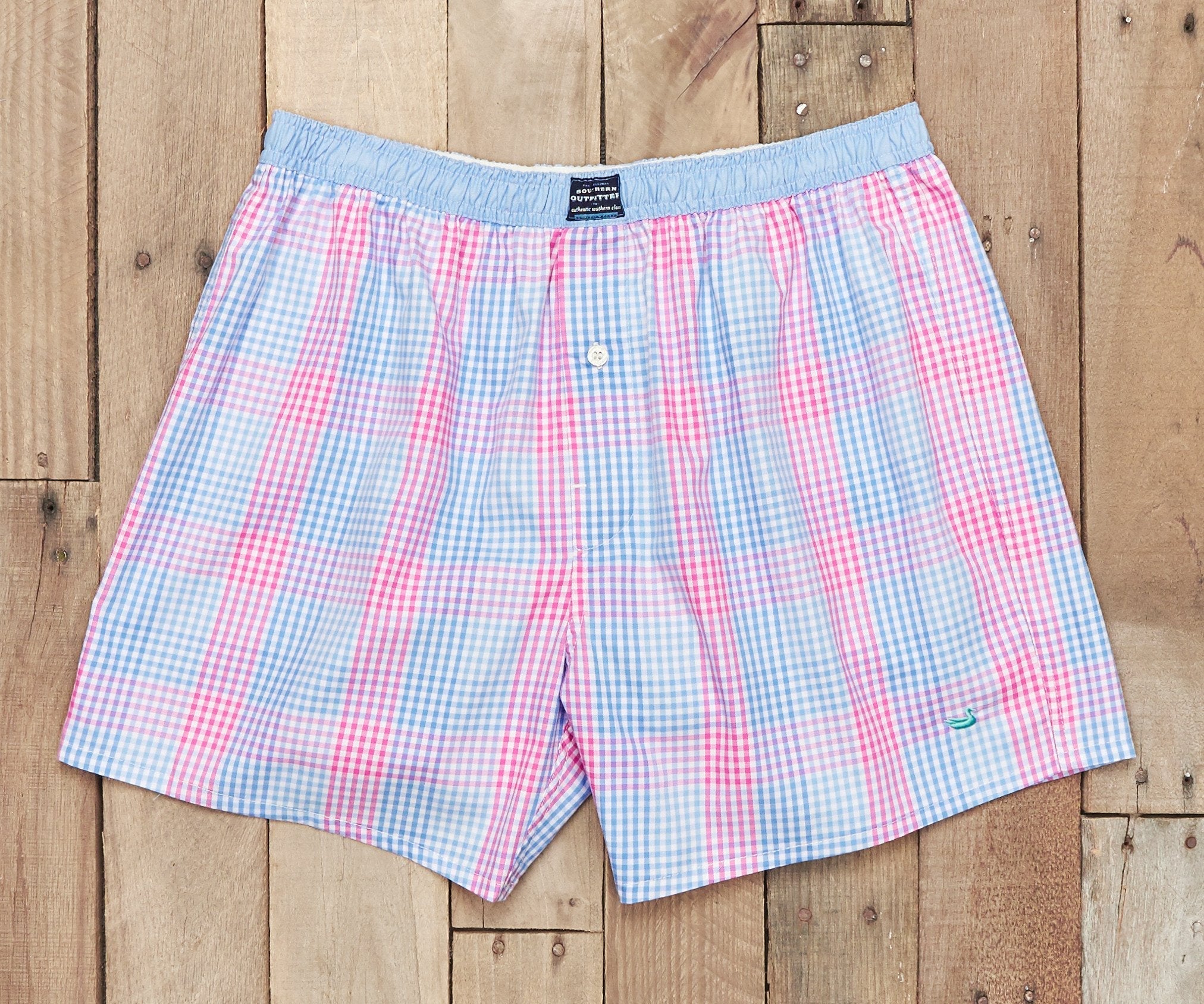 gingham boxer shorts