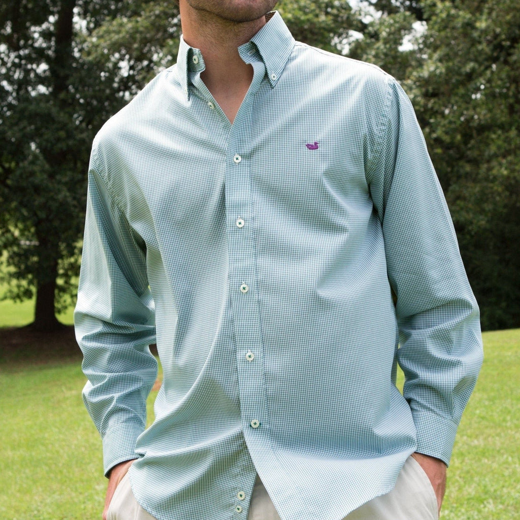 Southern Marsh Collection — Gadwall Gingham Dress Shirt