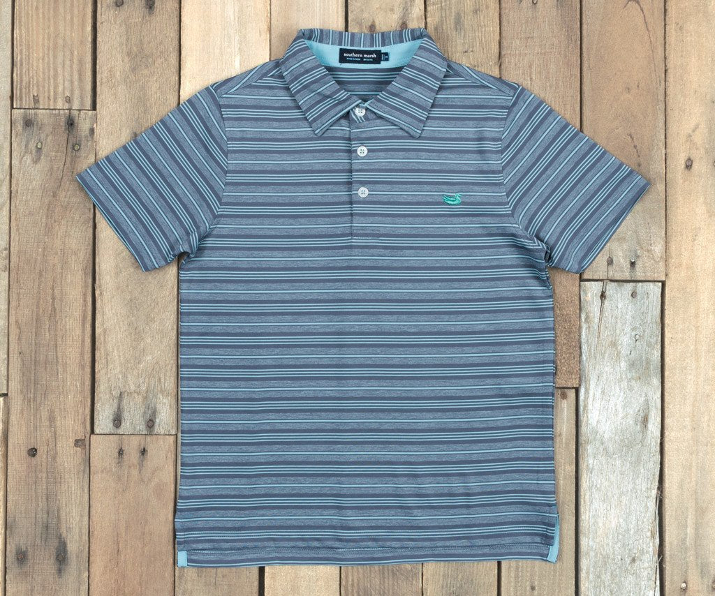Youth Bermuda Performance Polo | Aiken – Southern Marsh Collection