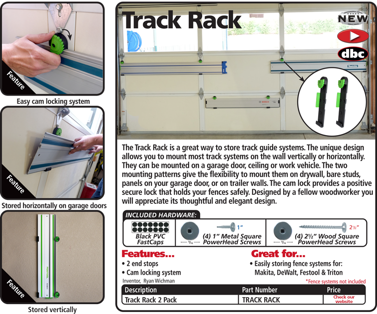 fastcap track rack