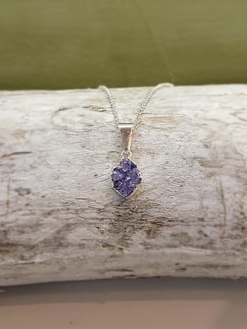 Marquis Druzy Sterling Silver Necklace