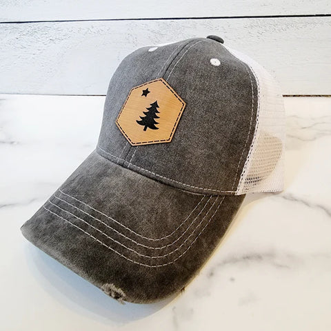 Black Original Maine Bamboo Patch Hat