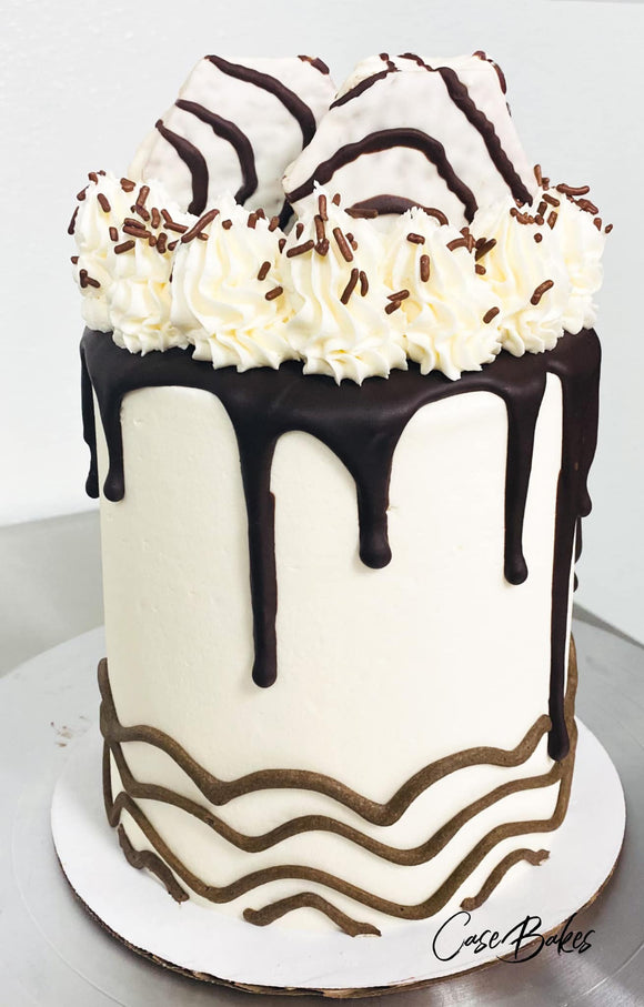 zebra shaped cake