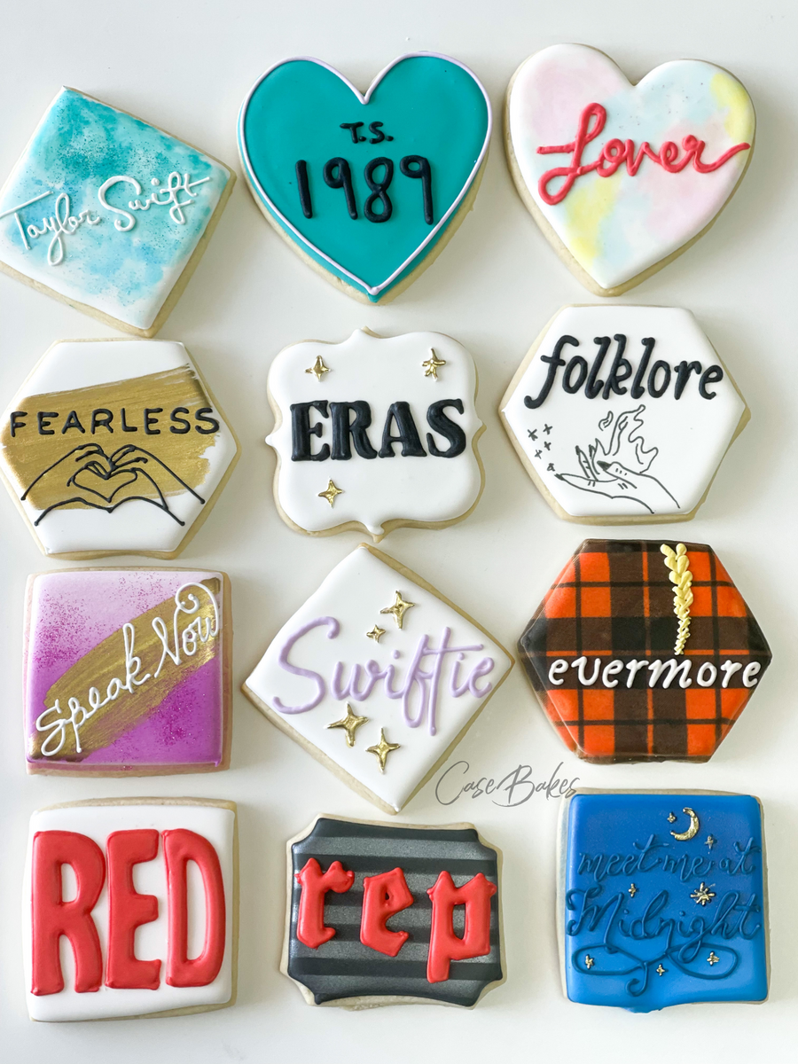 Taylor Swift Eras cookies - 1 dozen – casebakes cookies