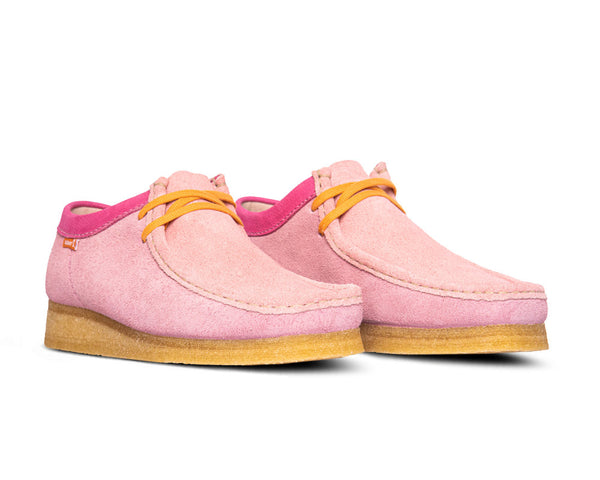 CLARKS X LEVIS WALLABEE PINK COMBI – HannibalStore