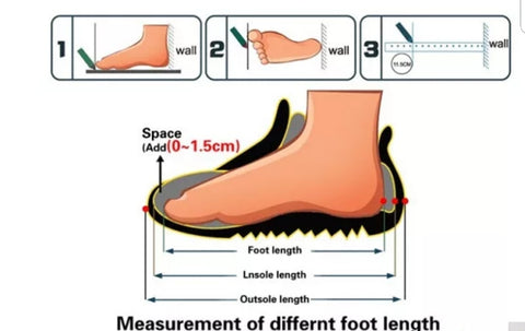Footsylicious womens shoe size measurement guide