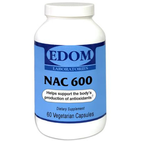 Nac 600 Plus Vegetarian Capsules Edom Laboratories Inc