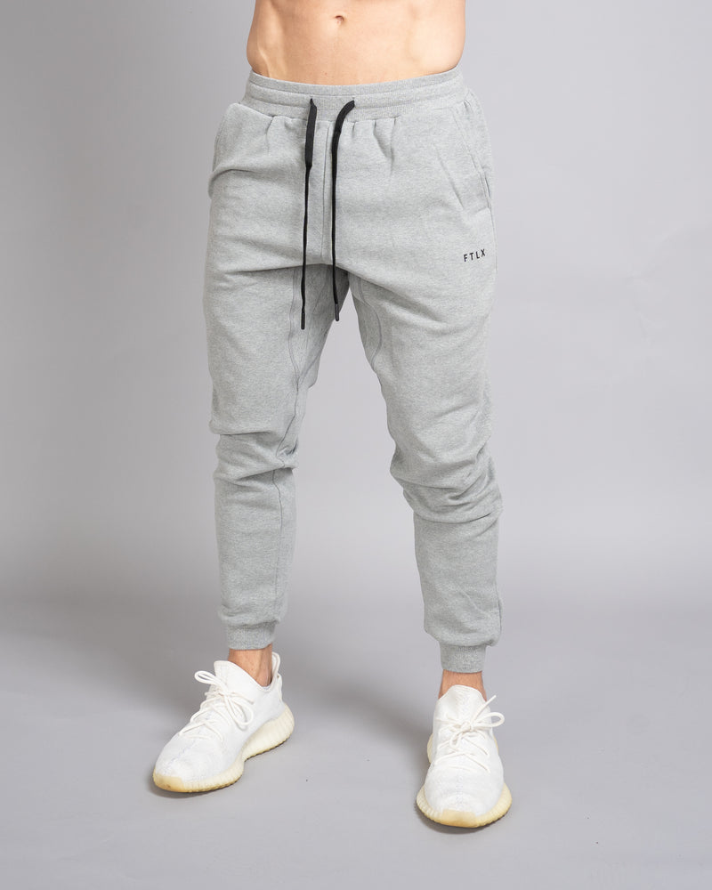 grey warm up pants