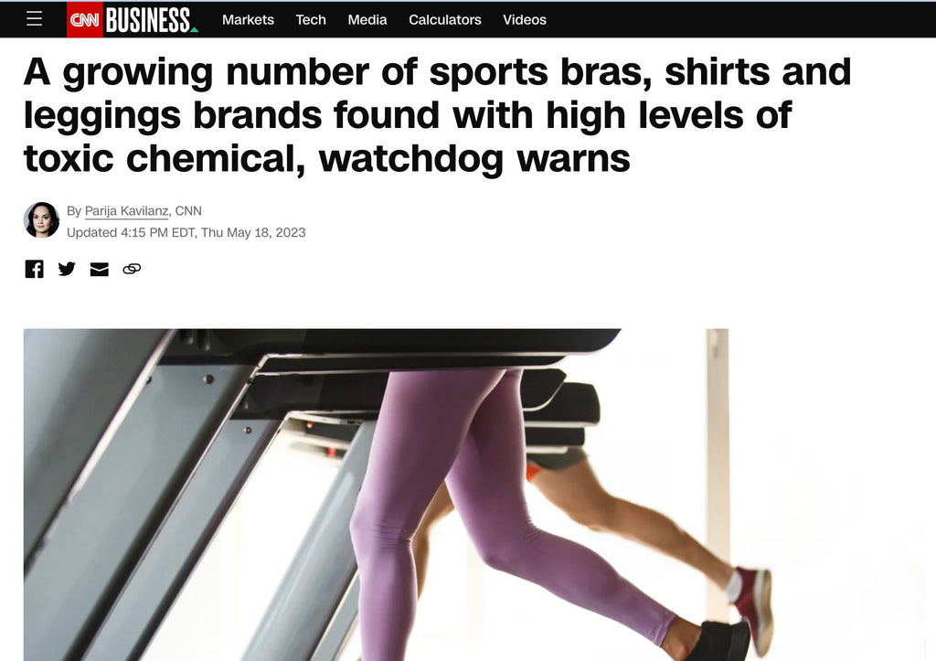 Toxic chemicals found in sports bras, shirts, and leggings brands