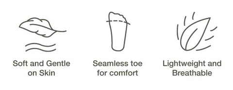 seamless socks, soft and breathable