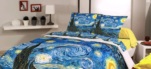 Starry Night Single Double Duvet Cover