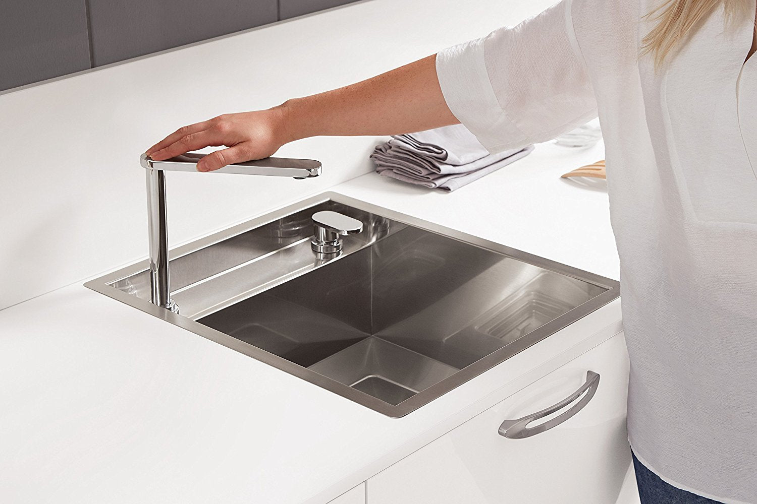 Rodi Elite Invisible 40 Single Kitchen Stainless Steel Sink