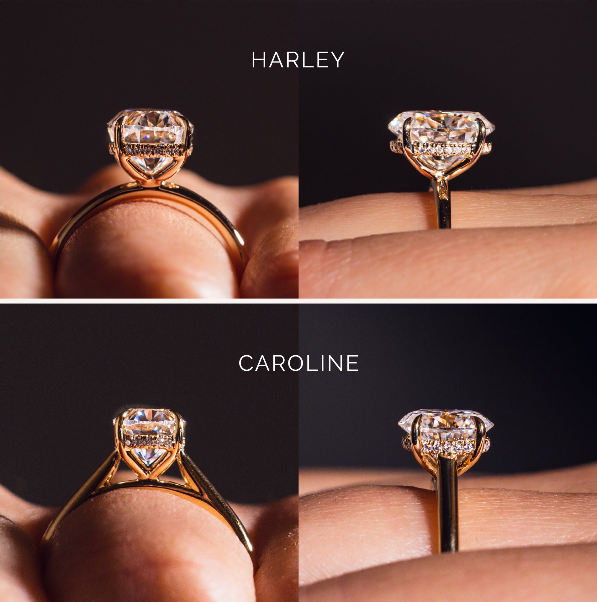 Harley vs Caroline Engagement Ring