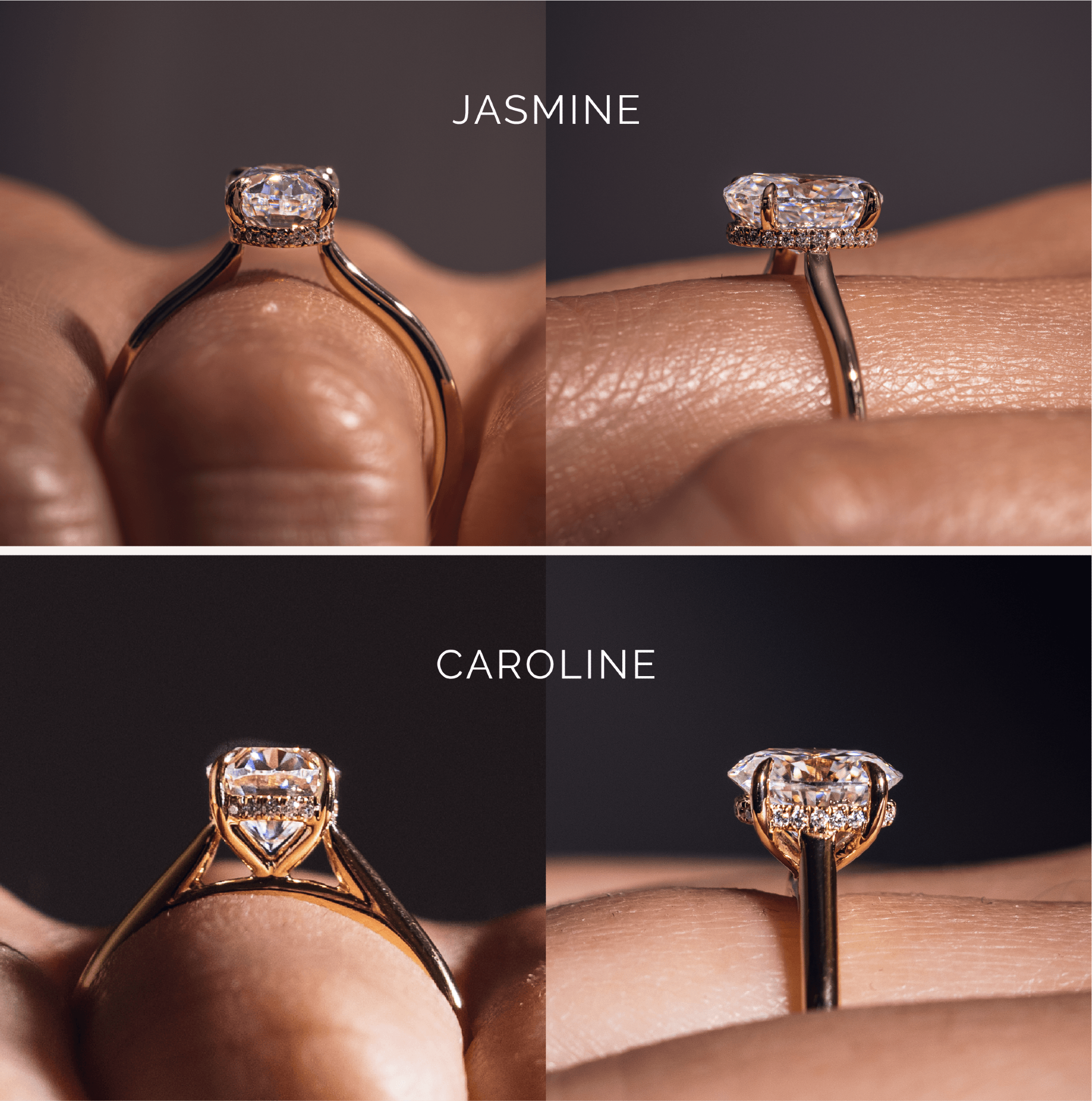 JASMINE vs Caroline Engagement Ring