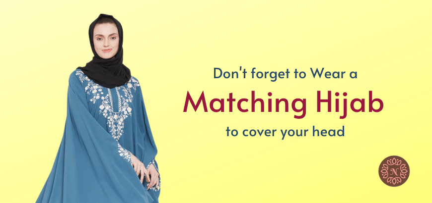 Matching Hijab with Kaftan