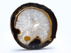 black agate slices