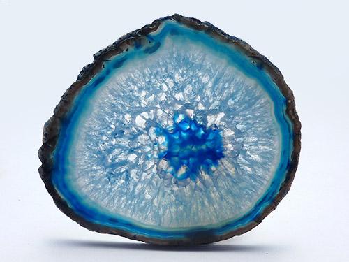 blue agate slice meaning
