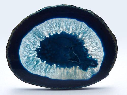 blue agate slice meaning